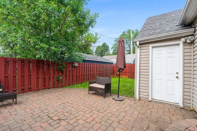 2800 Alabama Ave S, Saint Louis Park, MN 55416 - fenced backyard featuring a patio area