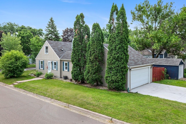 2800 Alabama Ave S, Saint Louis Park, MN 55416 - view of front of house featuring a front lawn, a garage, and roof with shingles