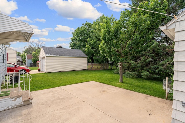 1306 6th Ave NW, Austin, MN 55912 - view of patio with an outbuilding