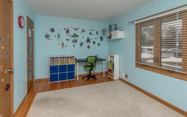 9300 23rd St, Saint Louis Park, MN 55426 - bedroom with wood finished floors and baseboards