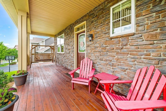 10388 188th St W, Lakeville, MN 55044 - view of wooden porch