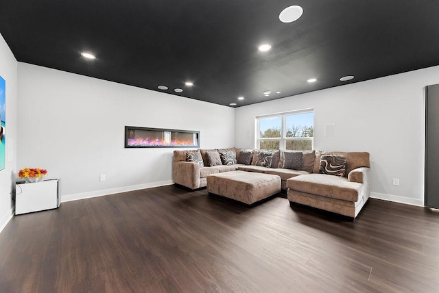 10388 188th St W, Lakeville, MN 55044 - home theater with wood finished floors, baseboards, and recessed lighting
