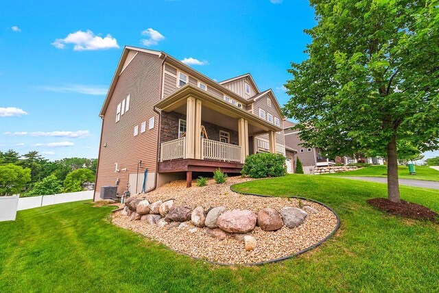 10388 188th St W, Lakeville, MN 55044 - craftsman house featuring central air condition unit