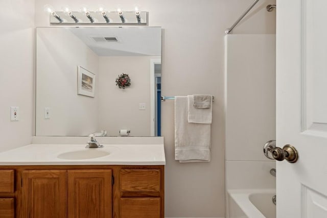3114 Canyon Cir, Chaska, MN 55318 - full bathroom with vanity and shower / bath combination