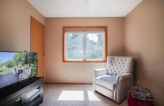 23501 Birch Cir, Rogers, MN 55374 - living area featuring baseboards and carpet