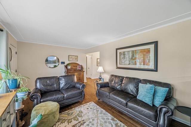 179 County Road F W, Shoreview, MN 55126 - living room with wood finished floors and ornamental molding
