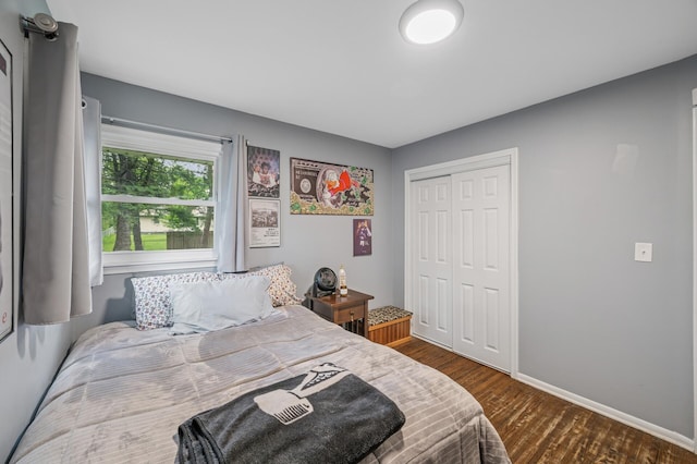 179 County Road F W, Shoreview, MN 55126 - bedroom featuring wood finished floors and a closet