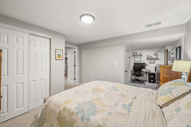 179 County Road F W, Shoreview, MN 55126 - carpeted bedroom with a closet and an office area