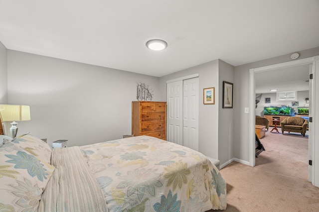 179 County Road F W, Shoreview, MN 55126 - bedroom featuring light colored carpet and a closet