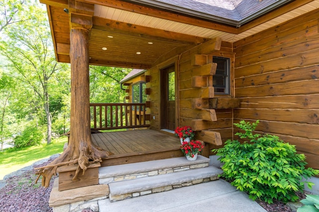 278 Vanity Dr, Shelby Twp, WI 54658 - view of wooden terrace