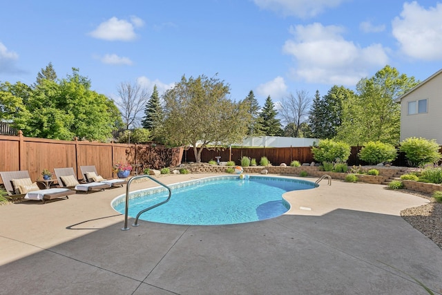 14057 Flintwood Ct, Apple Valley, MN 55124 - view of pool with a patio area and a fenced backyard