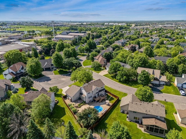 14057 Flintwood Ct, Apple Valley, MN 55124 - aerial perspective of suburban area