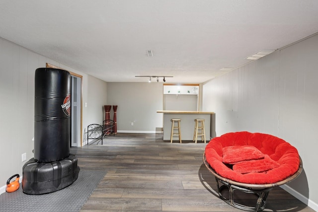 9320 Revere Ln N, Maple Grove, MN 55369 - living area with wood finished floors and baseboards