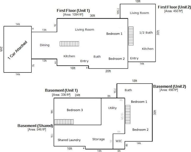 332 Pleasant Ave, Ellsworth, WI 54011 - floor plan / room layout