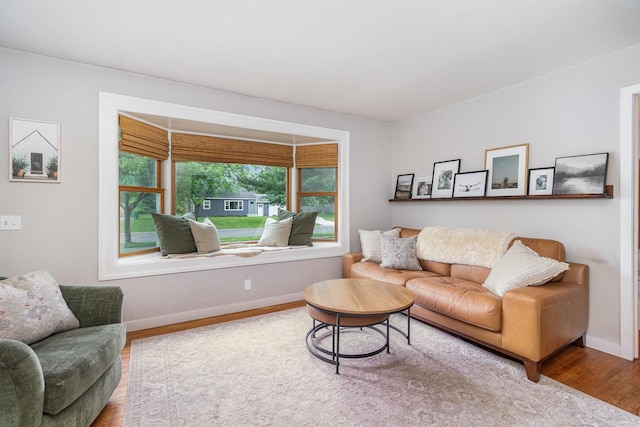 2211 108th Ave NW, Coon Rapids, MN 55433 - living area with wood finished floors and baseboards