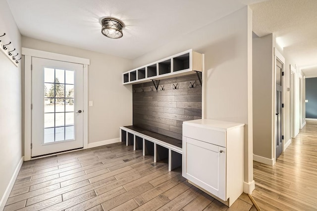 2865 Pilot Knob Rd, Eagan, MN 55121 - mudroom with light wood-style floors and baseboards