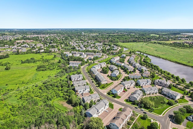 15040 Farnham Ave N, Hugo, MN 55038 - aerial perspective of suburban area featuring a large body of water