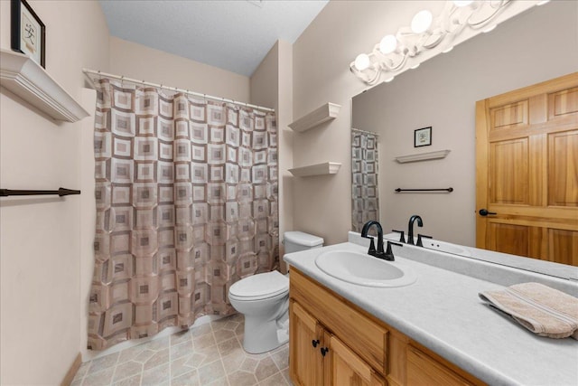 1195 64th St, Hudson, WI 54016 - bathroom with vanity and a shower with curtain