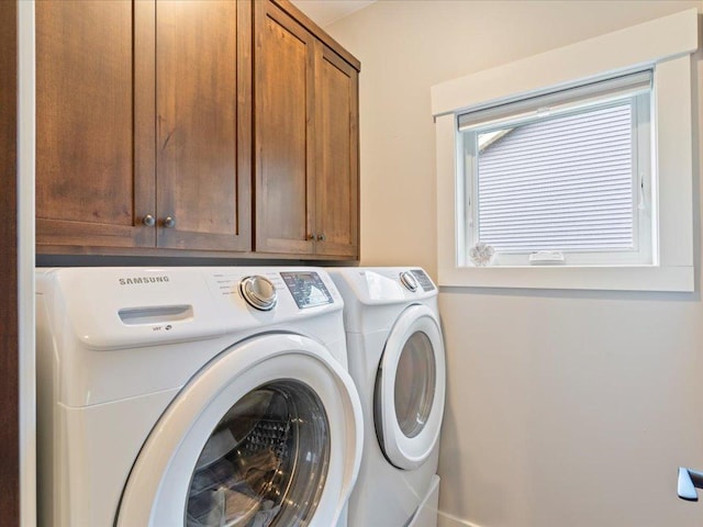 12144 Sylvan Dr SW, Sylvan Twp, MN 56473 - laundry room with independent washer and dryer and cabinet space