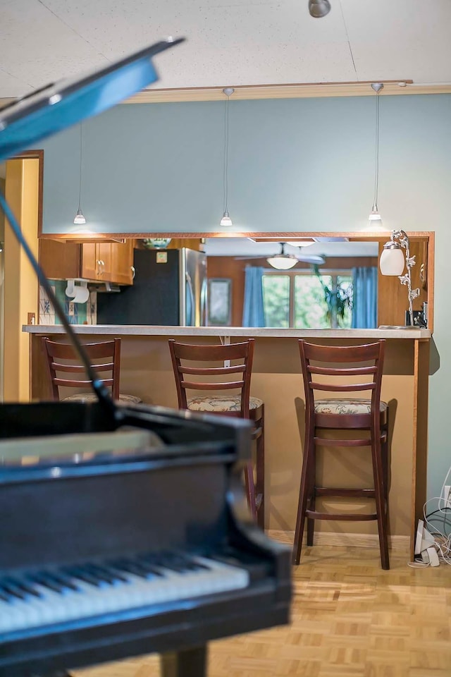 895 Front, Saint Paul, MN 55103 - dining area view of freestanding refrigerator