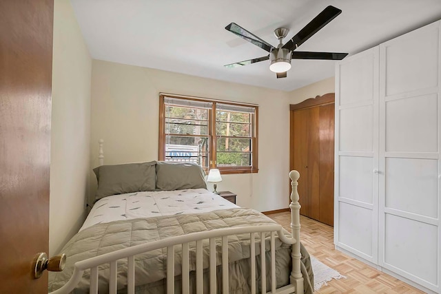 895 Front, Saint Paul, MN 55103 - bedroom featuring a ceiling fan and baseboards