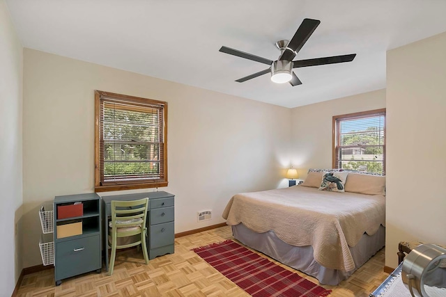 895 Front, Saint Paul, MN 55103 - bedroom with baseboards and a ceiling fan