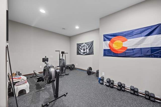3710 Talero Curv, Chaska, MN 55318 - exercise area with recessed lighting and baseboards
