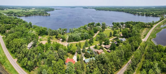 10275 Park Cir, Pine City, MN 55063 - drone / aerial view of a large body of water