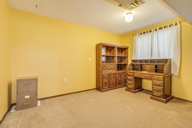 10275 Park Cir, Pine City, MN 55063 - office space with light colored carpet, baseboards, and a textured ceiling