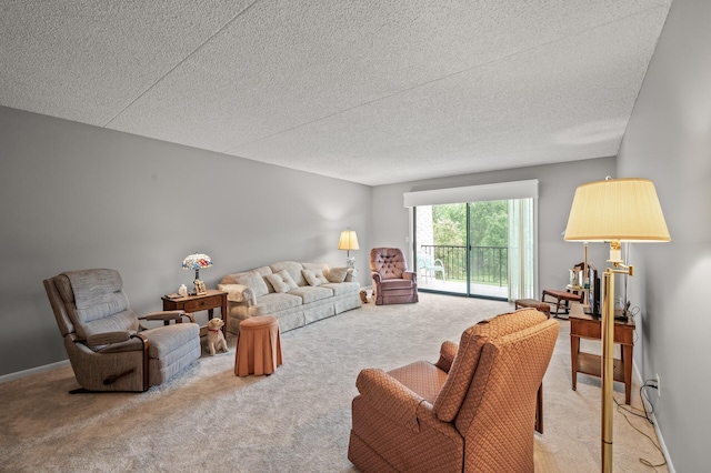 2455 Londin Ln E Unit 216, Maplewood, MN 55119 - living area with light carpet and a textured ceiling