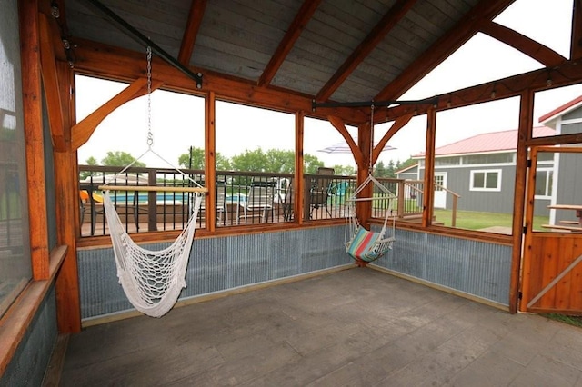 39192 460th Ave, Perham, MN 56573 - unfurnished sunroom with healthy amount of natural light