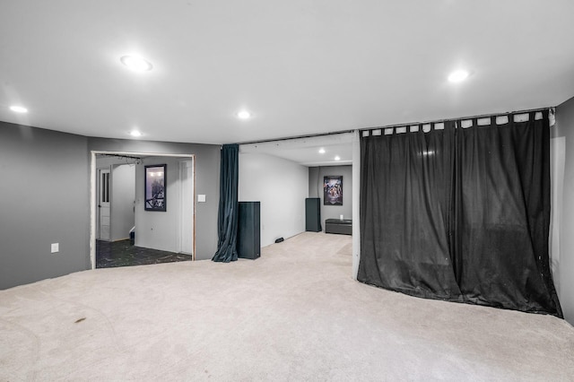 677 Quinnell Ave N, Lakeland, MN 55043 - finished basement featuring recessed lighting and carpet flooring