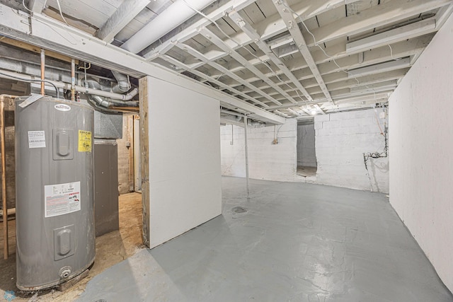 1814 5th St N, Fargo, ND 58102 - unfinished basement with electric water heater