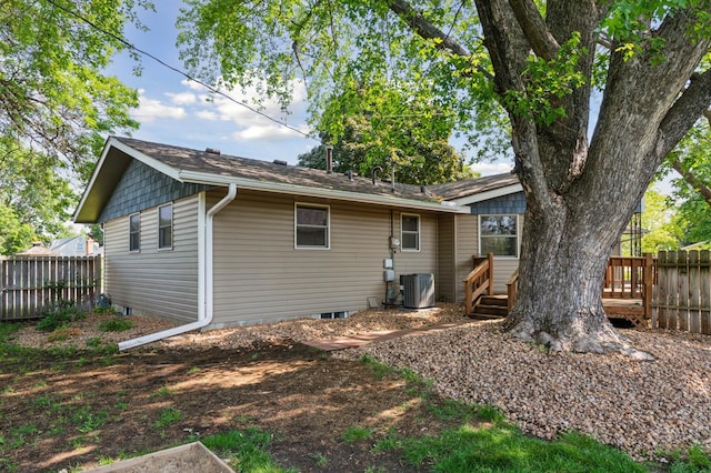 1412 10th Ave W, Shakopee, MN 55379 - rear view of property featuring central AC