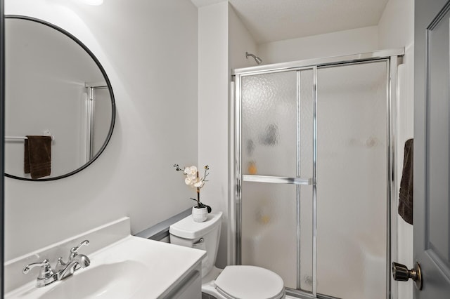 4142 Joppa Cir, Savage, MN 55378 - full bathroom featuring a shower stall, vanity, and toilet