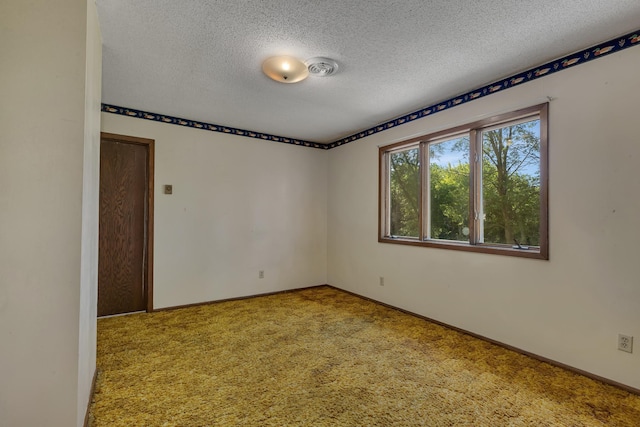 37875 600th Ave, Eden Valley, MN 55329 - carpeted spare room featuring a textured ceiling and baseboards