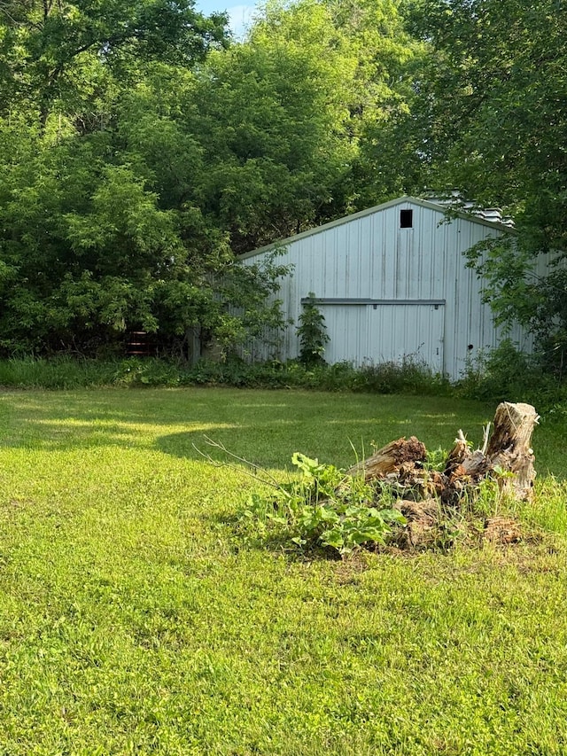 37875 600th Ave, Eden Valley, MN 55329 - view of grassy yard featuring an outbuilding