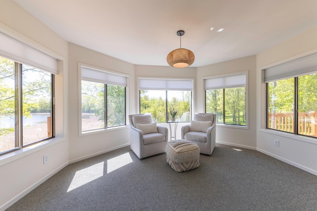 25397 Island View Dr, Cohasset, MN 55721 - sunroom with plenty of natural light, carpet, and baseboards