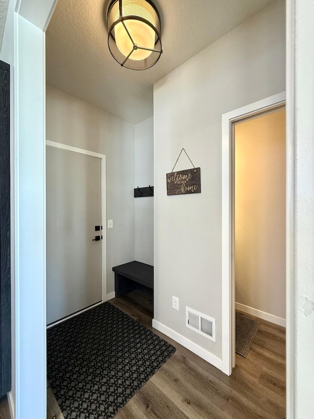 4848 161st St W, Lakeville, MN 55044 - foyer entrance featuring wood finished floors, baseboards, and a textured ceiling