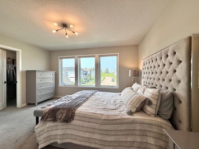 4848 161st St W, Lakeville, MN 55044 - carpeted bedroom with a textured ceiling, a closet, and baseboards