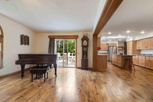 505 Superior Ave, Crosby, MN 56441 - living area with wood finished floors and recessed lighting