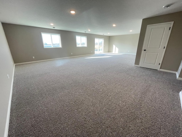 4818 163rd St N, Hugo, MN 55038 - unfurnished room with recessed lighting, baseboards, and carpet flooring