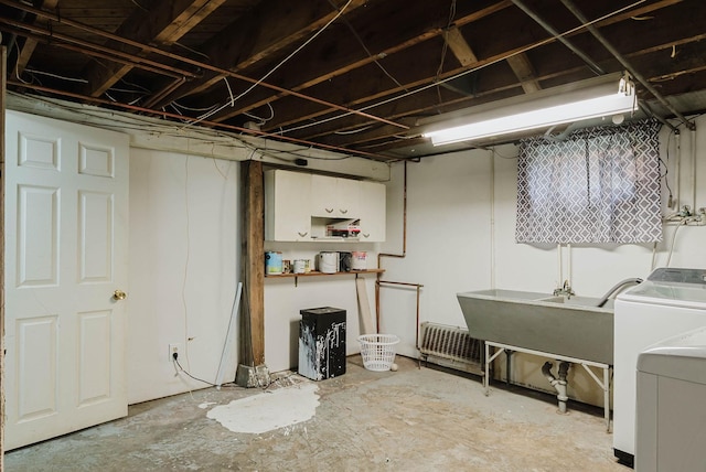 517 Birch Ave, Moose Lake, MN 55767 - finished basement with washer / dryer and a sink