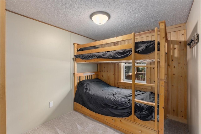 134315 Lone Pine Ln, Garfield Twp, WI 54001 - carpeted bedroom featuring a textured ceiling