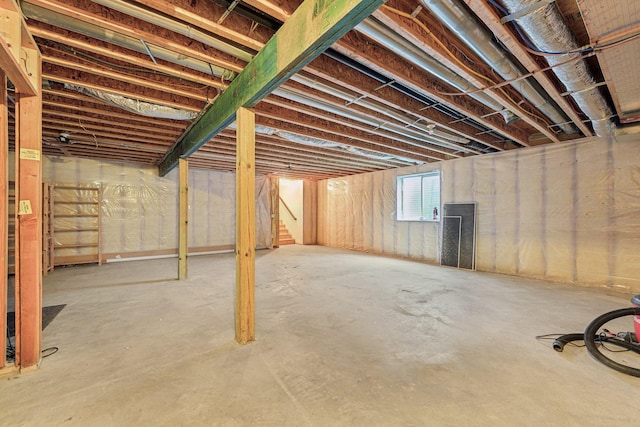 7482 250th St, New Market Twp, MN 55020 - below grade area with stairway