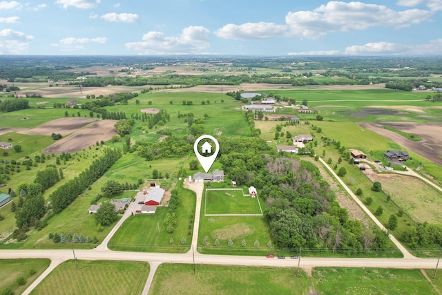 7482 250th St, New Market Twp, MN 55020 - aerial view of sparsely populated area