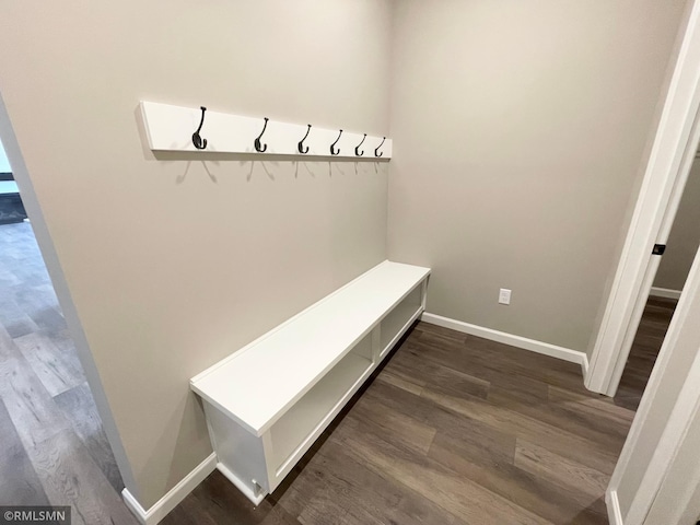 16290 Fairoaks Ave N, Hugo, MN 55038 - mudroom with dark wood-style floors