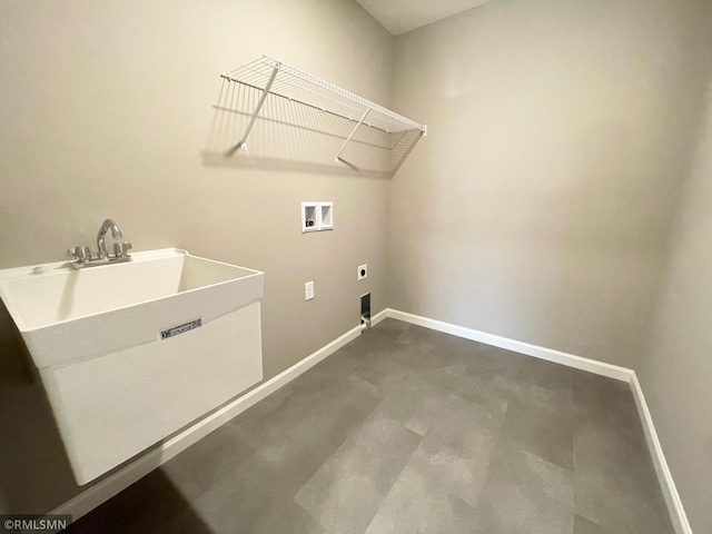 16290 Fairoaks Ave N, Hugo, MN 55038 - washroom with electric dryer hookup and hookup for a washing machine