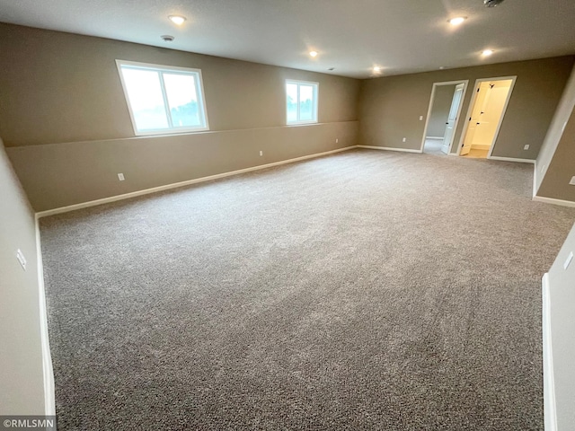 16290 Fairoaks Ave N, Hugo, MN 55038 - spare room featuring carpet flooring and recessed lighting