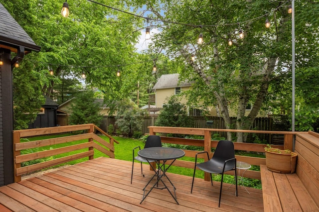2916 26th St, Minneapolis, MN 55406 - deck with a fenced backyard